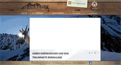 Desktop Screenshot of domhuette.ch
