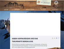 Tablet Screenshot of domhuette.ch